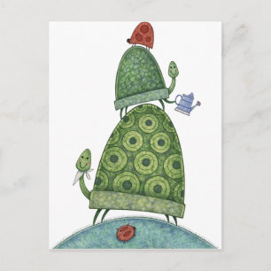 Schildkröten Postkarte