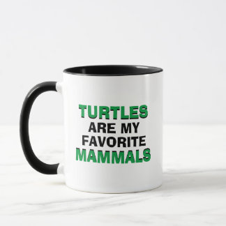 Schildkröten Säugetiere Kaffee Einkornblättrige Bi Tasse