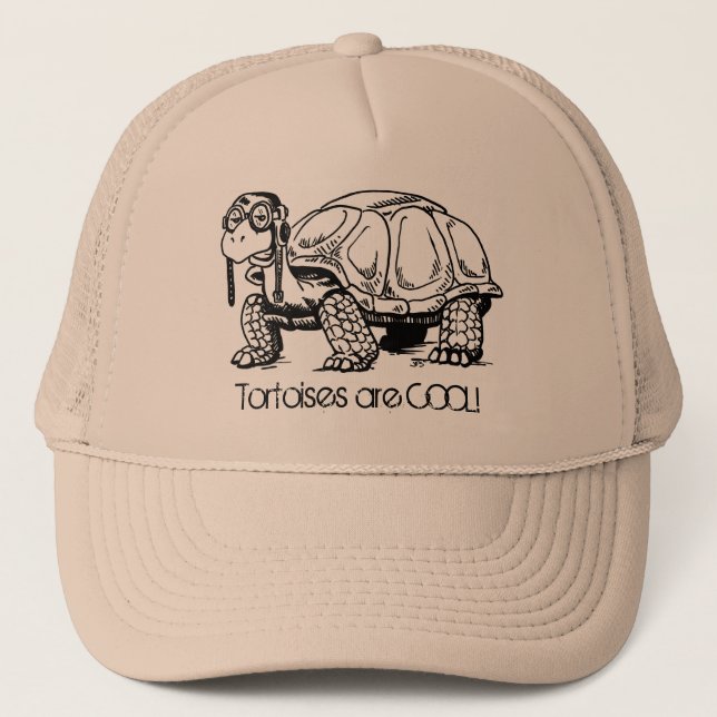Schildkröten sind COOL! Hut Truckerkappe (Vorderseite)