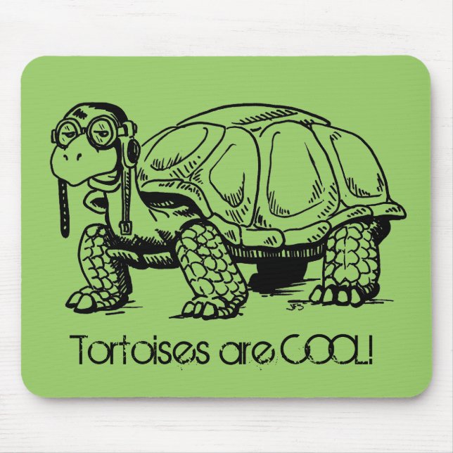 Schildkröten sind COOL! Mousepad (Vorne)