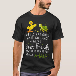 Schildkröten Sind Grüne Enten Gehen Quack Waren Am T-Shirt