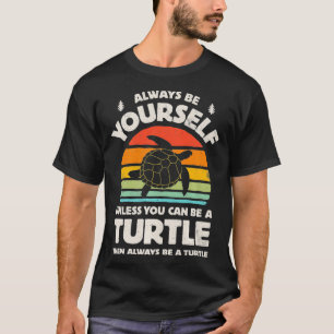 Schildkröten sind immer selbst Vintage Männer Frau T-Shirt