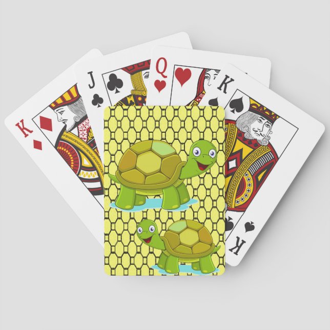 Schildkröten Spielkarten Deck (Rückseite)