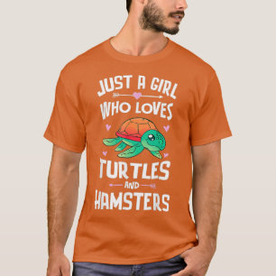 Schildkröten und Hamster Niedliche Shirt Mädchen F