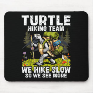 Schildkröten-Wanderteam wandert langsam, sieht meh Mousepad