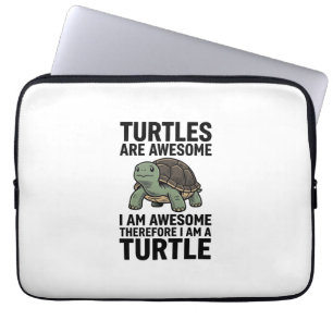 Schildkröten-Zitat Vintage-Gravur-Vektor-T-Shirt-D Laptopschutzhülle