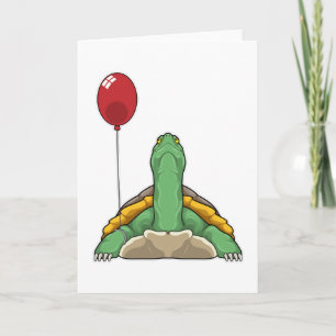 Schildkrötenballon Karte