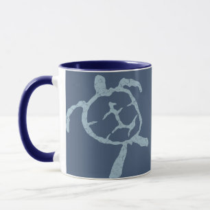 Schildkrötenblau Tasse