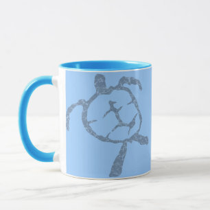 Schildkrötenblau Tasse