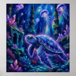 Schildkrötenfantasie Poster