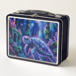 SchildkrötenFantasy Metall Brotdose