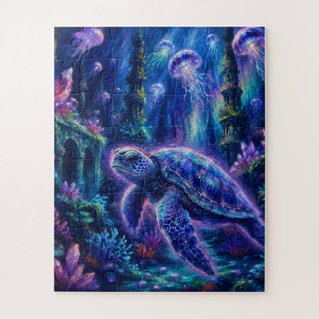 SchildkrötenFantasy Puzzle (Vertikal)