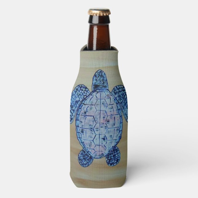 Schildkrötenflasche Cooler Flaschenkühler (Flaschenvorderseite)