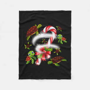 Schildkrötengift Turtle Candy Sweet Christmas Fleecedecke