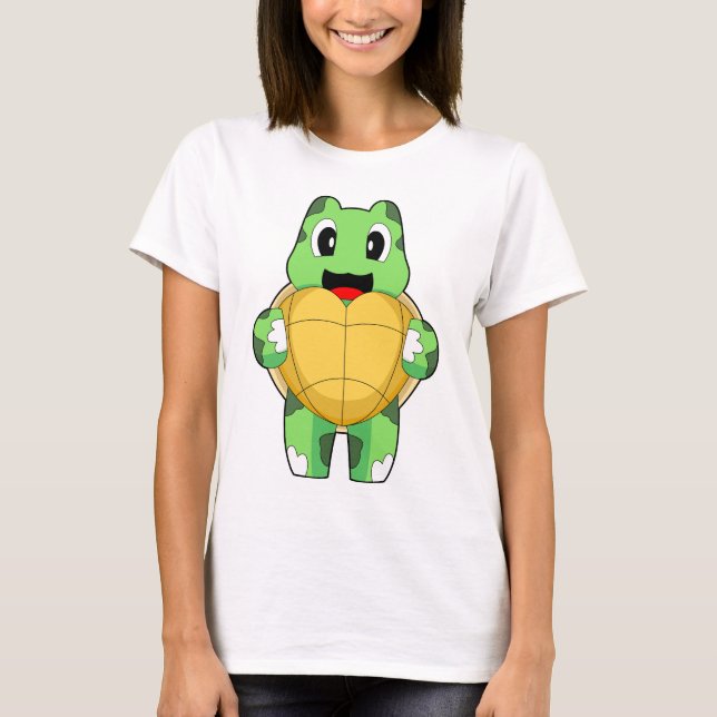 Schildkrötenherz T-Shirt (Vorderseite)