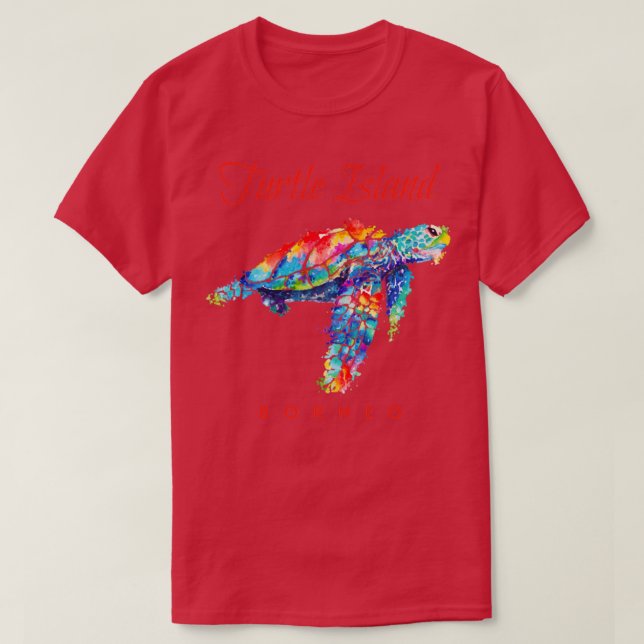 Schildkröteninsel Borneo T-Shirt (Design vorne)