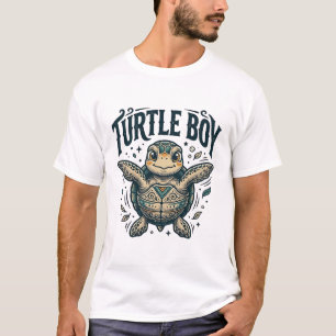 Schildkrötenjunge Vintage-Stich Meeresschildkröten T-Shirt