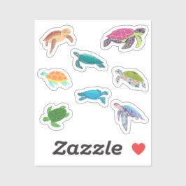 Schildkrötenkleber Aufkleber