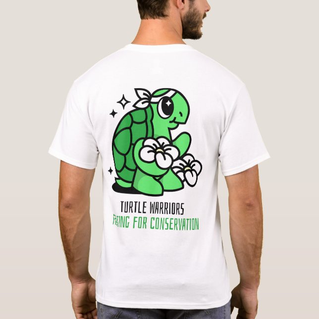 Schildkrötenkrieger T-Shirt (Rückseite)