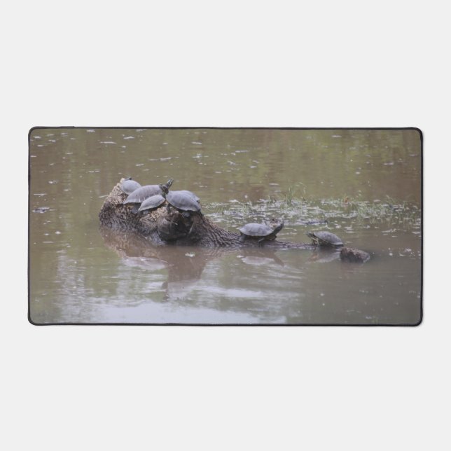 Schildkrötenmatte Schreibtischunterlage (Vorderseite)