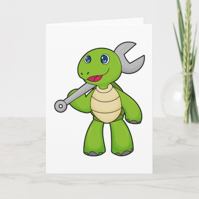 Schildkrötenmechanikerschlüssel Karte (Vorderseite)