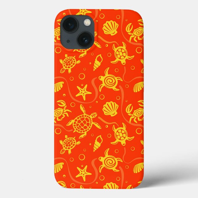 Schildkrötenmuster Case-Mate iPhone Hülle (Rückseite)