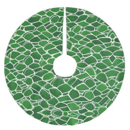 Schildkrötenmuster-Muschel Polyester Weihnachtsbaumdecke