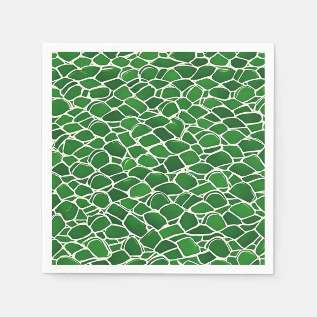 Schildkrötenmuster-Muschel Serviette (Vorderseite)