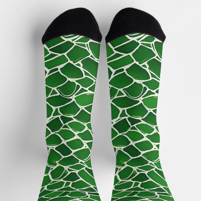 Schildkrötenmuster-Muschel Socken (Oben)