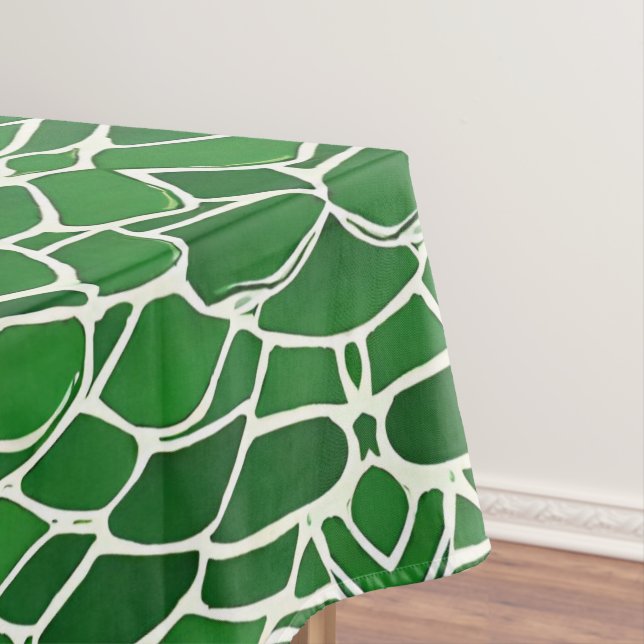 Schildkrötenmuster-Muschel Tischdecke (Beispiel)
