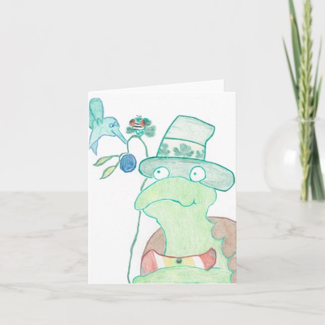 Schildkrötennotecard Karte (Vorderseite)