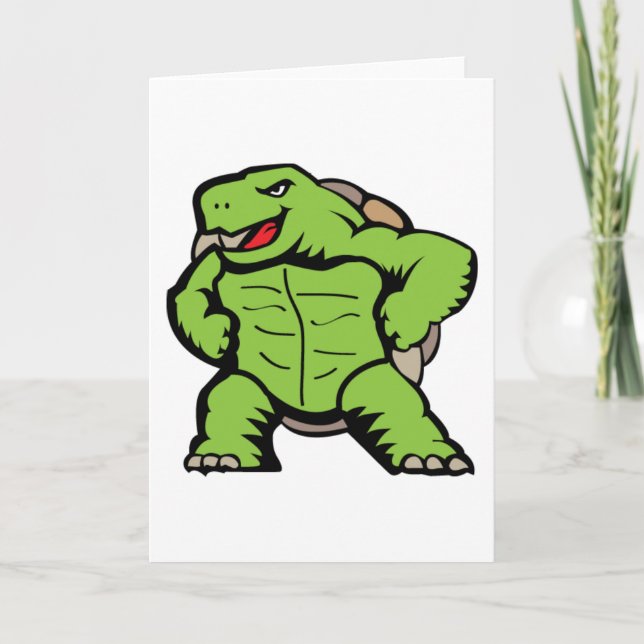 Schildkrötennotecard Karte (Vorderseite)