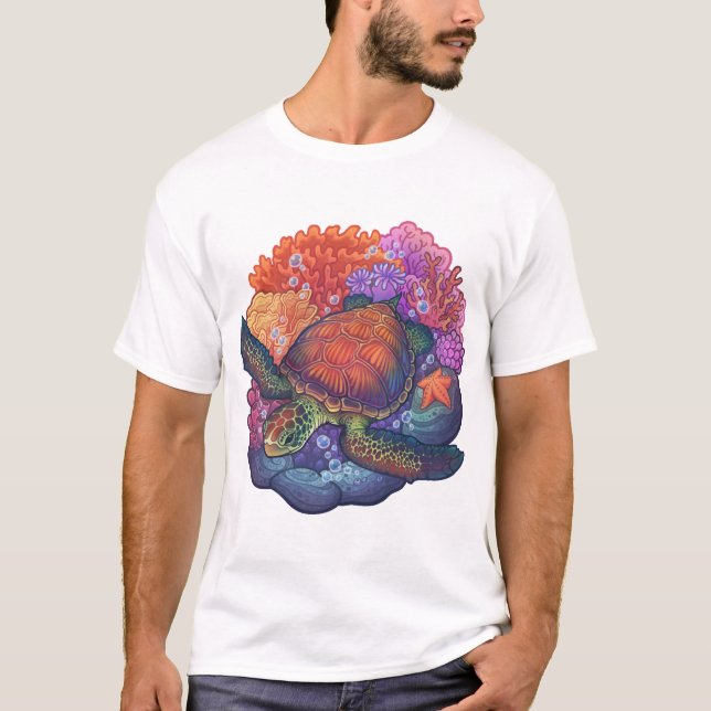 Schildkrötenriff T-Shirt (Vorderseite)