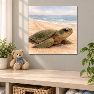 Schildkrötenstrand poster