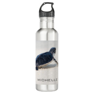 Schildkrötenstrasse Personalisierter Name   Art Edelstahlflasche