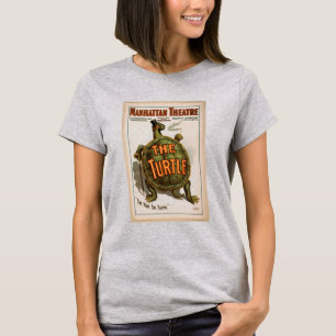 Schildkrötentheater Vintager Buchüberzug T-Shirt