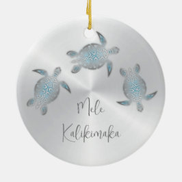 Schildkrötentier Hawaii Keramik Ornament