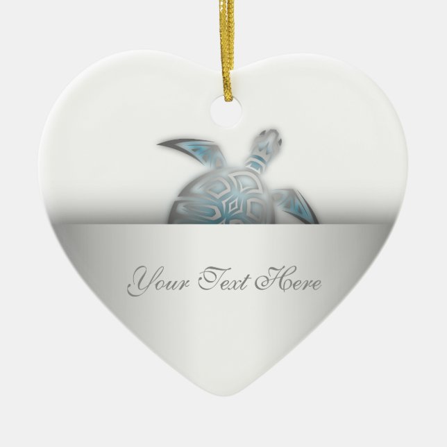 Schildkrötentier Keramikornament (Vorne)