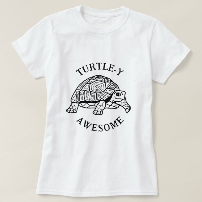 Schildkröteny phantastisch. Niedliche Schildkröte  T-Shirt (Design vorne)