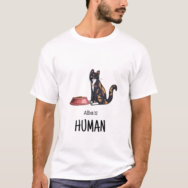 Schildpatt-Katzen-Shirt T-Shirt (Vorderseite)