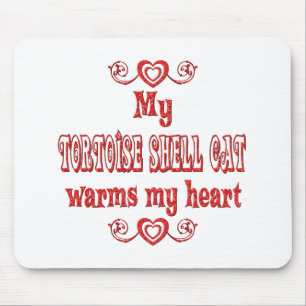 Schildpatt-Katzen wärmen mein Herz Mousepad