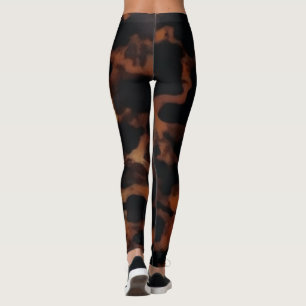 Schildpatt-Nahtloses Muster, Chic Schildpatt Leggings
