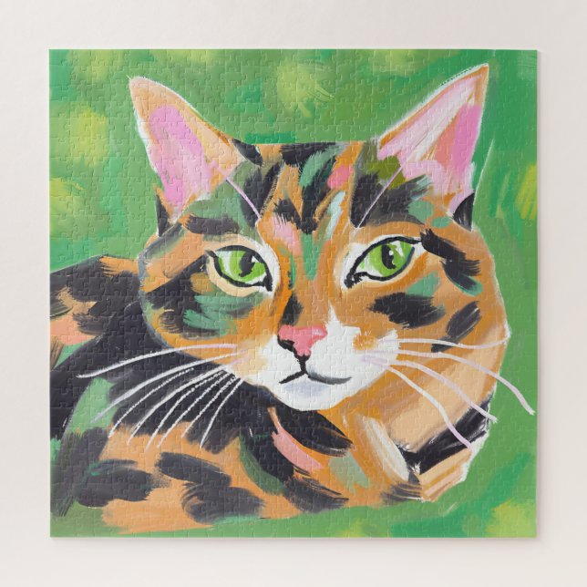 Schildpattkatze Puzzle (Vertikal)