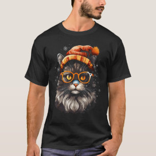 Schildpattkatze Weihnachts-Pyjamas Familie Xmas Ou T-Shirt