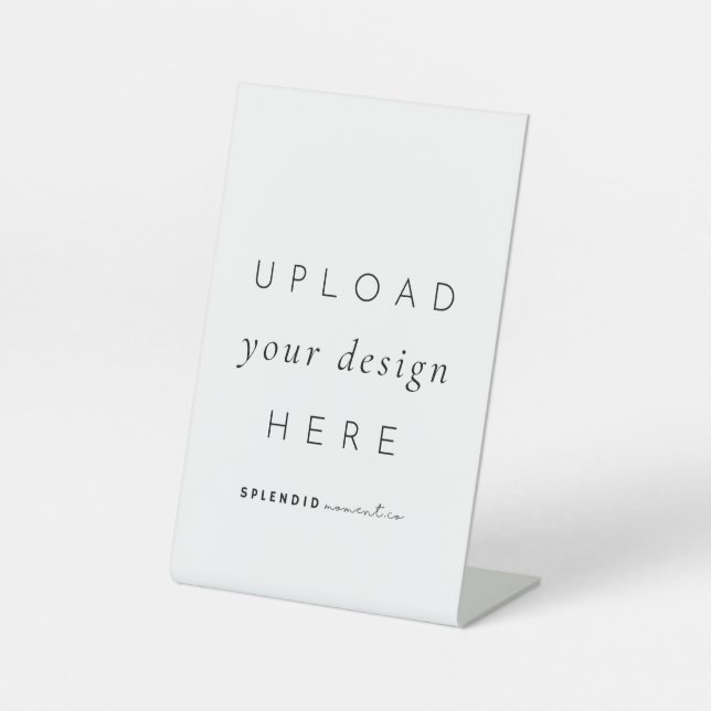 Schildständer Sockelschild (Vorderseite)