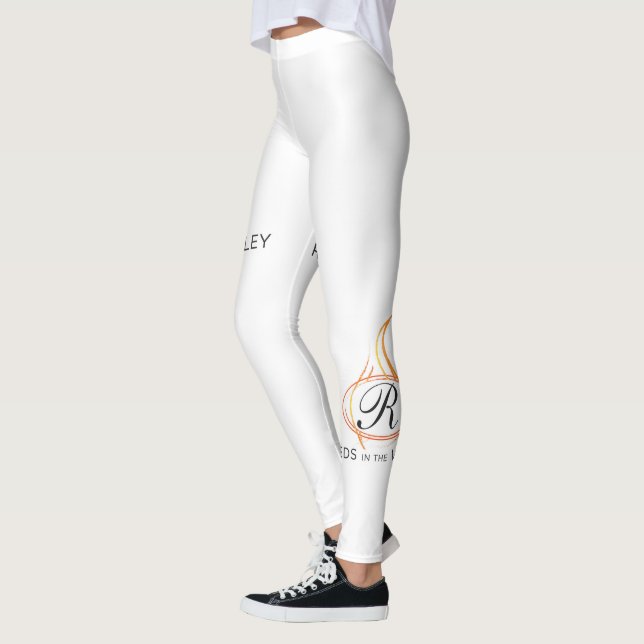 Schilf im Valley Circle R Logo Yoga Leggings (Links)