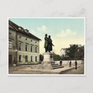 Schiller und Goethe Denkmal, Weimar, Thüringen Postkarte