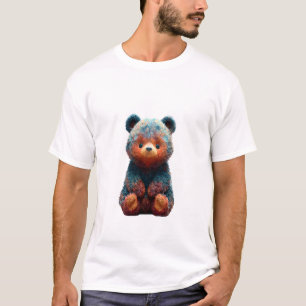 Schillernde Fellbärenmänner T-Shirt