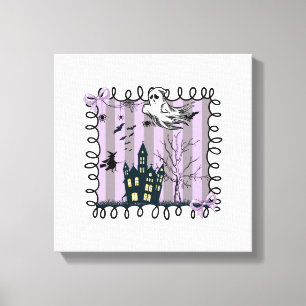 Schillernde Kokette Halloween Leinwanddruck