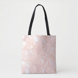 Schillernde Perlen-Flüssig-Marmor-Ästhetik-Tasche